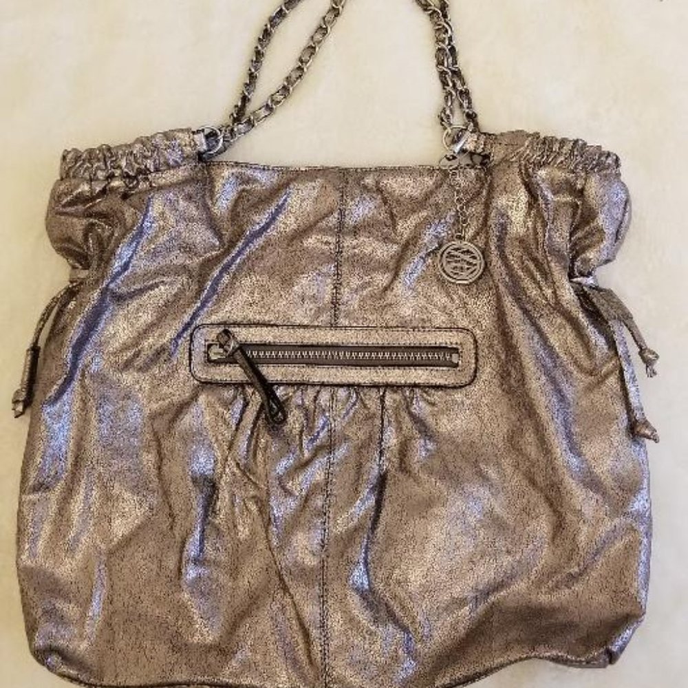 NWOT Style & Co Sparkle Bag with Braided Chain Handles